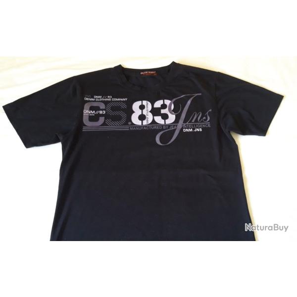 T-shirt noir homme XXL