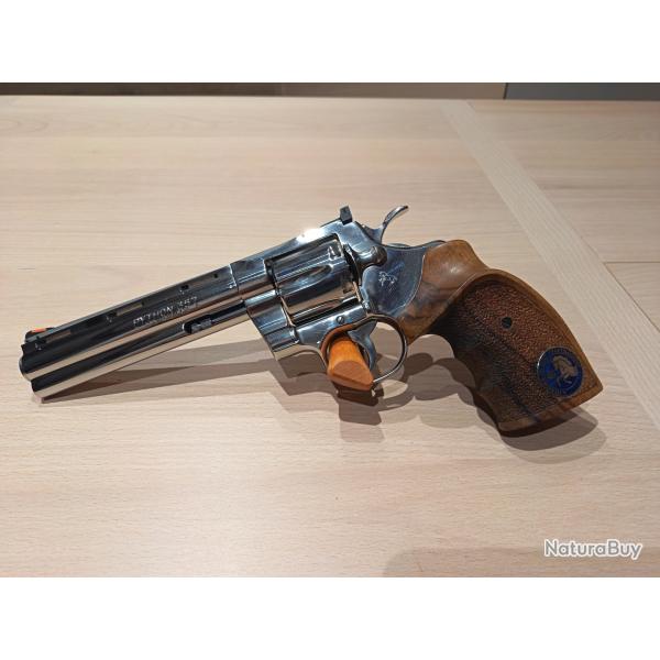 Colt Python inox 357mag 6 pouces