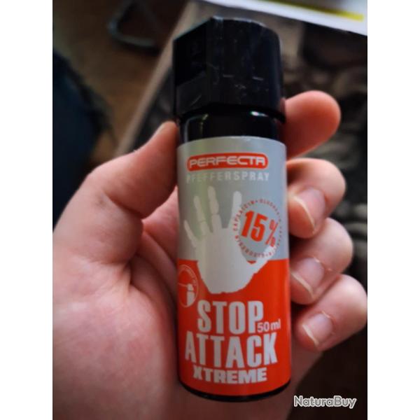 Bombe Perfecta Stop Attack Xtreme Poivre - 50 ml