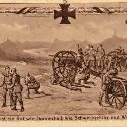 Carte postale illustr&eacute;e WWI - 1915 -N&deg;8817