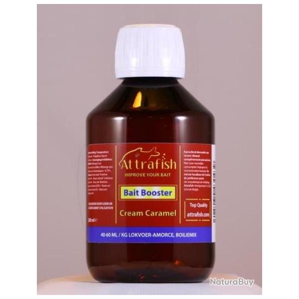 ATTRAFISH LIQUIDE BAIT BOOSTER CREAM CARAMEL 200ML
