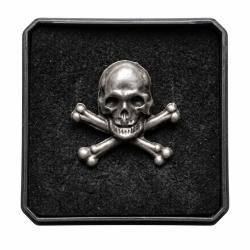 Insigne t&ecirc;te de mort - Hauteur 30 mm - Largeur : 30 mm