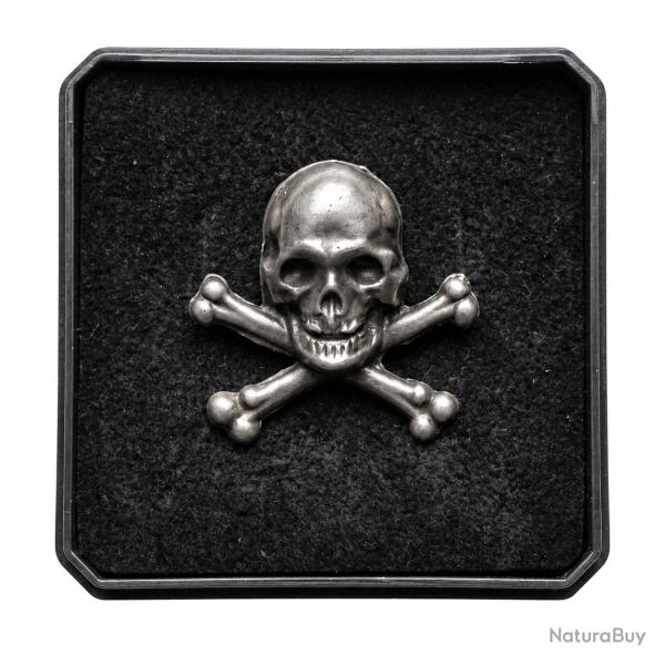 Insigne t�te de mort - Hauteur 30 mm - Largeur : 30 mm