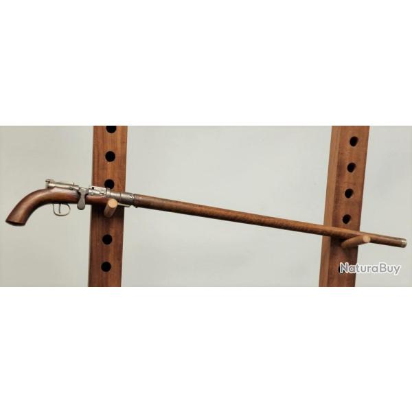 CANNE-FUSIL FRANCE XIX� vers 1890 CARABINE GRAS 1874 CALIBRE 28/65 CENTRALE Cat�gorie D�e