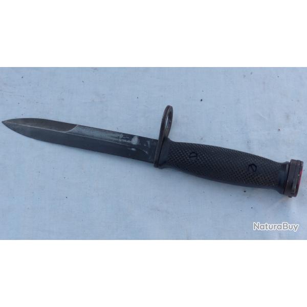 BAIONNETTE  US  M7, COLT, occasion,  !!! sans fourreau !!!, crois�re tronqu�e