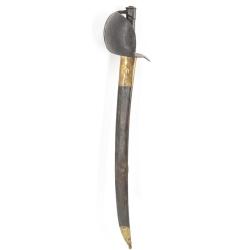 SABRE D'ABORDAGE 'CUILLI&Egrave;RE &Agrave; POT' MARINE MILITAIRE Mod&egrave;le An XI Manufacture Imp&eacute;riale 1813 - France