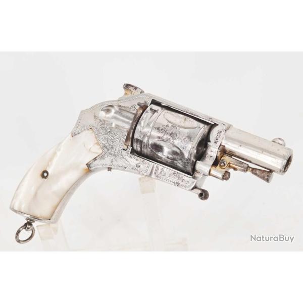 FORT REVOLVER DE POCHE CALIBRE 38 SEMI-HAMMERLESS Finition LUXE par la Manufacture Li�geoise d'Armes