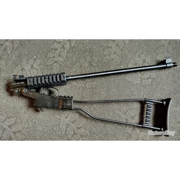 Pack Carabine pliante Chiappa Little Badger 22 lr + silencieux + 4 boites de munitions