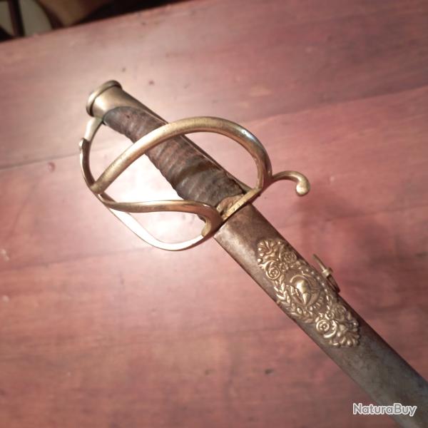 Beau petit sabre(anIX) d'enfant d'officier de cavalerie l�g�re premi�re empire