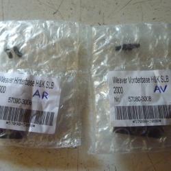 Paire d'embases weaver Recknagel pour carabine semi-automatique HK SLB 2000 ou HAENEL SLB 2000