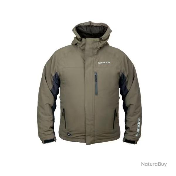 Veste Shimano Rain Jacket Padded Green XL
