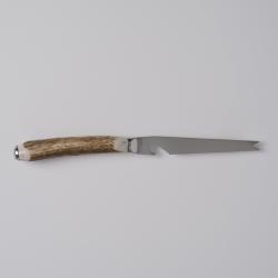 Couteau ap&eacute;ritif manche bois de cerf