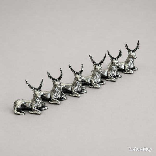 Porte-couteaux cerf - lot de 6