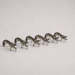 Porte-couteaux renard - lot de 6