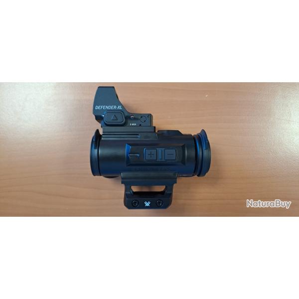 Lunette prisme Vortex Spitfire 5x + Defender XL 5 MOA - Occasion