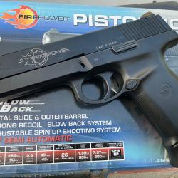 Pistolet 40 full m&eacute;tal culasse mobile HPAAirsoft