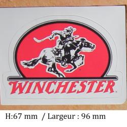 Winchester " ovale fond Rouge "