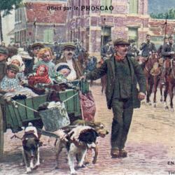 Carte postale ancienne - En guerre l'exode par Phoscao -N&deg;8829