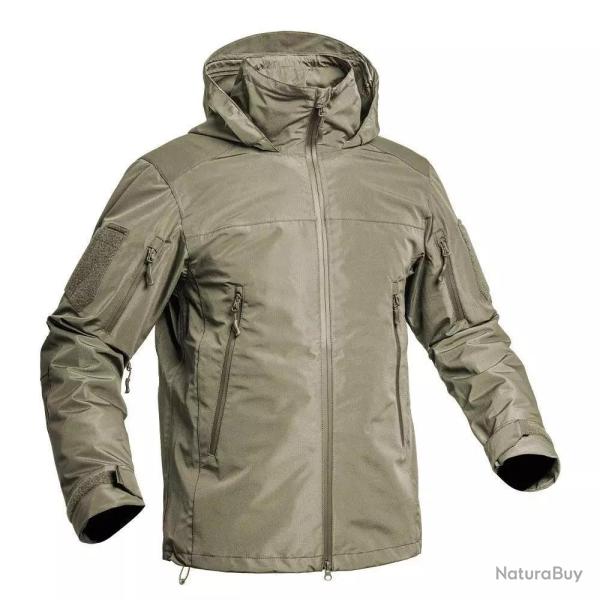 Parka Hardshell Fighter vert olive M Vert Olive