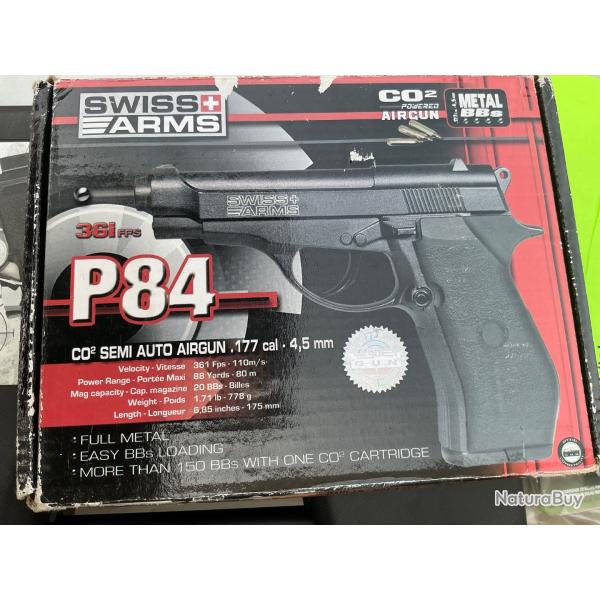 P84 co2 billes acier 4,5 mm
