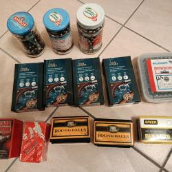 Munitions poudre noire cal 45
