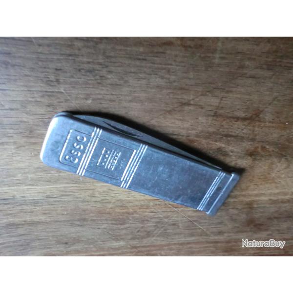 couteau pliant de poche extra plat esso