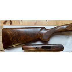 Crosse  + devant noyer grade 4 pour Beretta SP 686 / 687 cal 20 (droitier) neuf