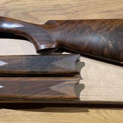 Crosse  + 2 devants noyer grade 4 pour Beretta SP 686 / 687 cal 20 (droitier) neuf