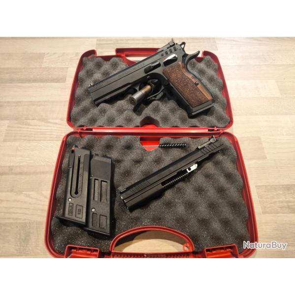 Pistolet d'occasion Tanfoglio Stock III Cal.45ACP + Conversion .22LR