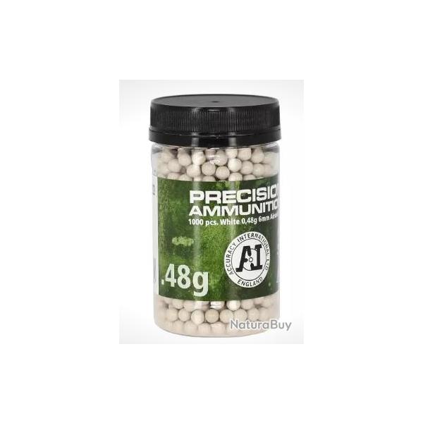 Billes Bio 0.48G Accuracy en pot de 1000