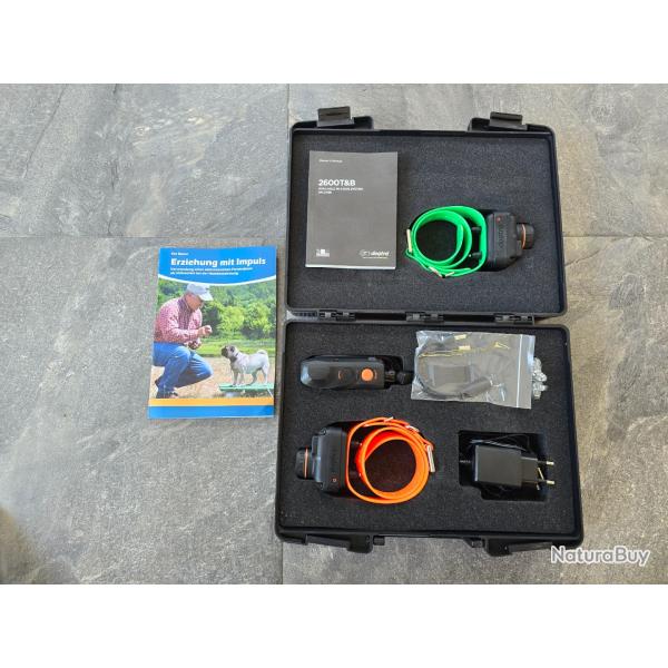 Dogtra 2602 T&B - Collier de dressage pour 2 chiens avec Beeper - Port�e 1600 m - Neuf jamais utilis