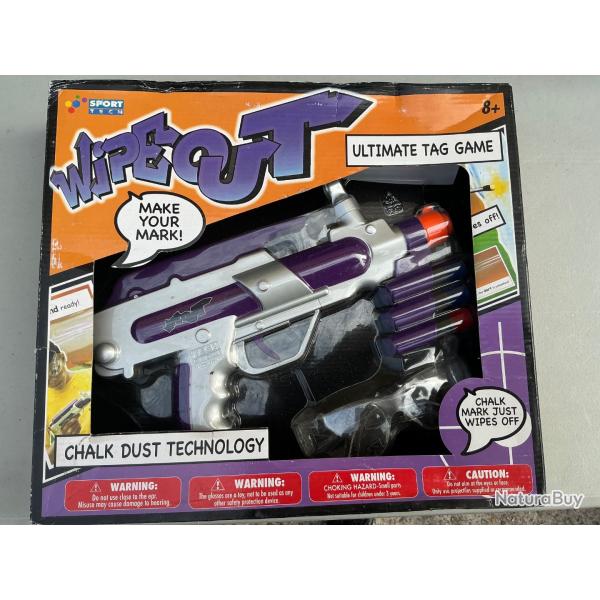 Pistolet wipeout type nerf