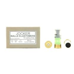 BOITE DE 10 CARTOUCHES JOCKER DIABOLO ELASTOMERE CALIBRE 12/67