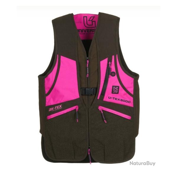 GILET FEMME UNIVERS SANS MANCHE MERANO U-TEX COULEUR ROSE 23026404