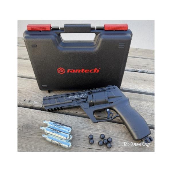 Pack revolver SNOWPEAK CP300 cal.50 13J+ CO2+ billes + mallette