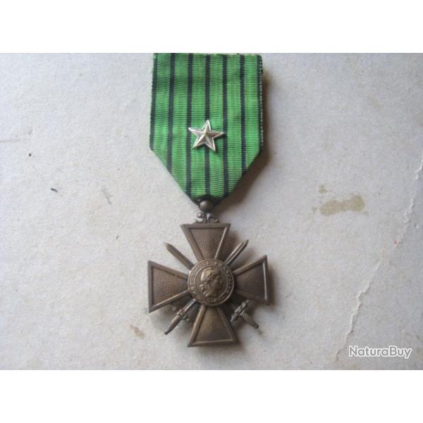 CROIX DE GUERRE VICHY 1939    1940