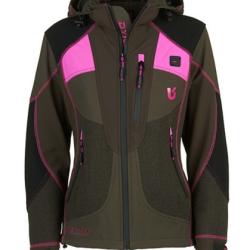 VESTE FEMME UNIVERS U-TEX COULEUR VERT/ROSE 21005404