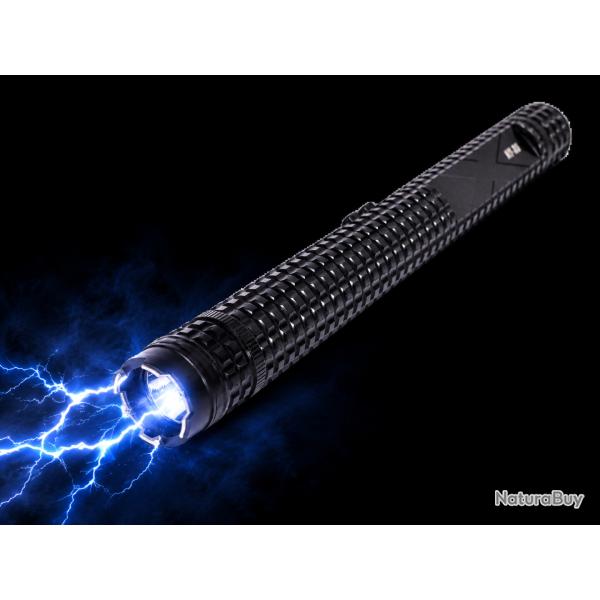 Shocker �lectrique baton X8 avec lampe - 10 millions de volts
