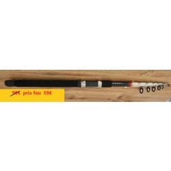 canne SILSTAR POWERTIP SUPER STRONG GRAPHITE 3.50m  100-300Gr encombrement 89 cms