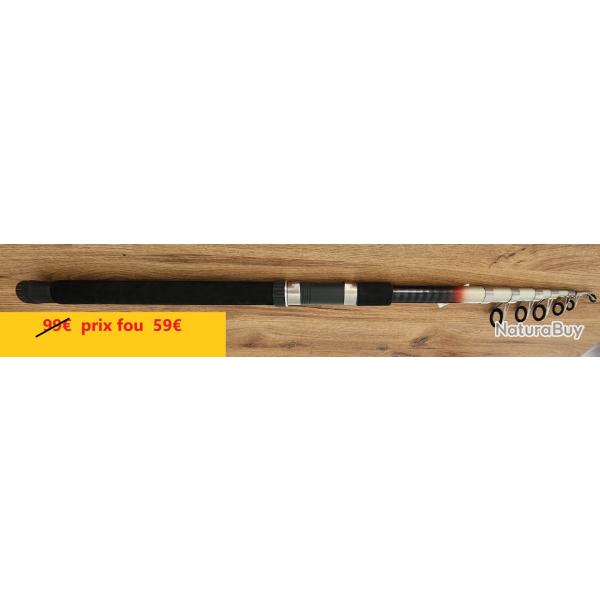 canne SILSTAR POWERTIP SUPER STRONG GRAPHITE 3.50m  100-300Gr encombrement 89 cms