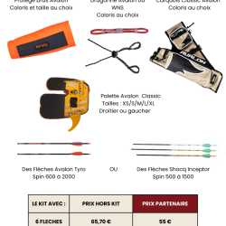 Kit Accessoires Classique Comp&eacute;titeur - MFA - 9 fl&egrave;ches