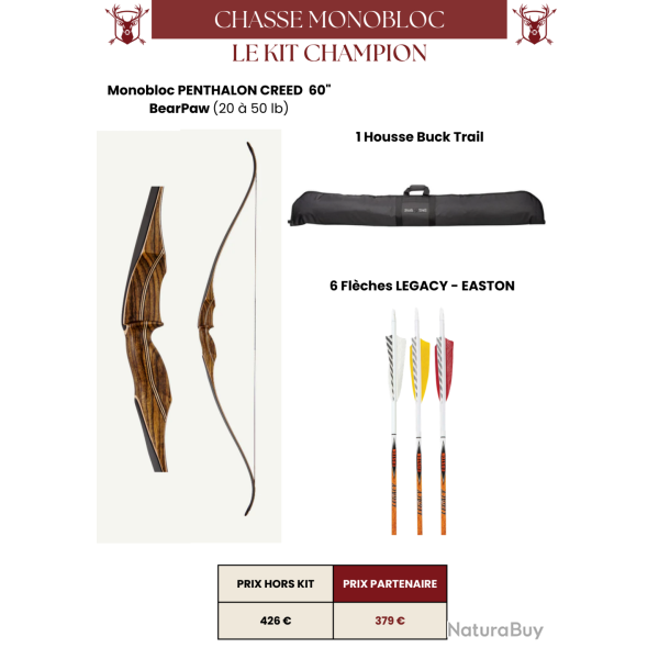 Kit Chasse Monobloc Champion - MFA