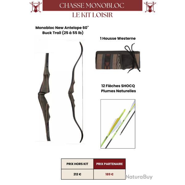 Kit Chasse Monobloc Loisir - MFA