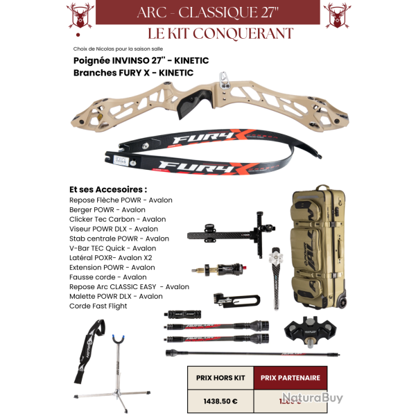 Kit Classique 27'' Conqu�rant - MFA - Dual Color