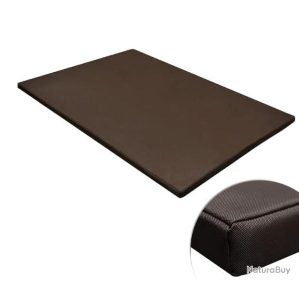Tapis chien tissu Oxford marron 100x70 cm antid�rapant confortable