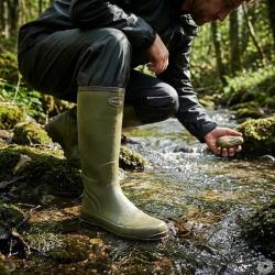 Bottes Marly antid&eacute;rapantes caoutchouc naturel kaki 37 &agrave; 48 39