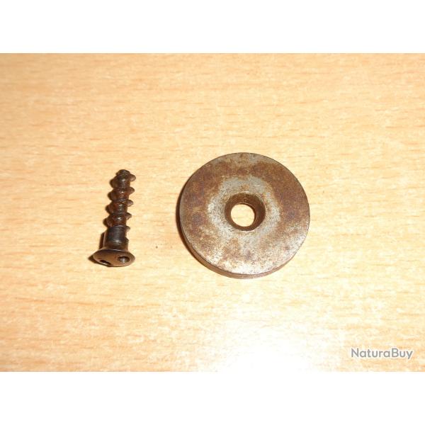 disque de crosse et sa vis pour carabine mauser br�silien M1908/34