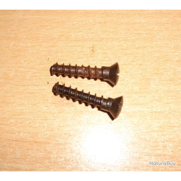 2 vis de battant de crosse pour carabine mauser br�silien M1908/34