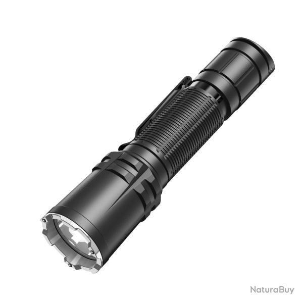 Klarus XT12R - Lampe tactique longue port�e � double interrupteur arri�re