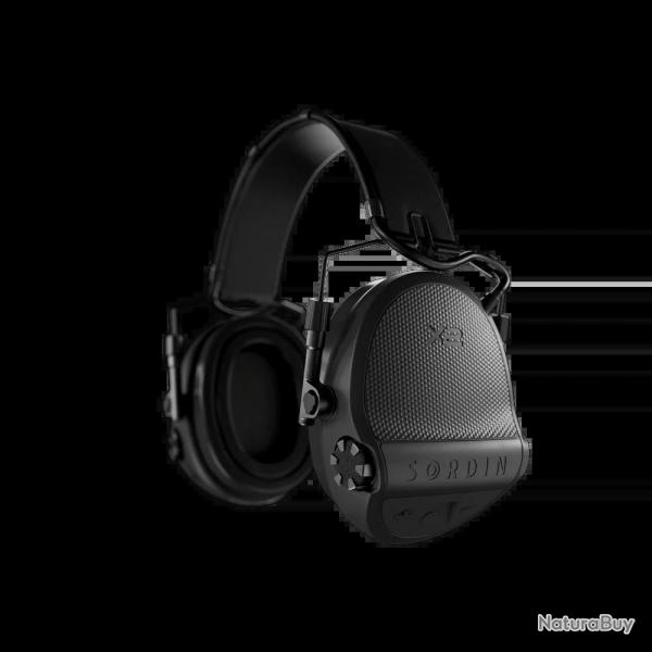 CASQUE ANTI-BRUIT SUPREME X2 SERRE-TETE NOIR